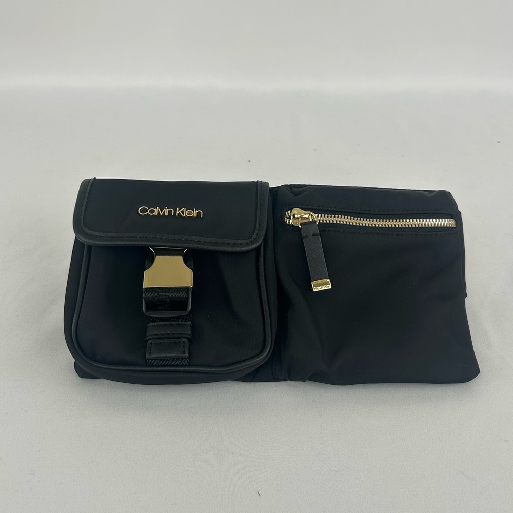 Calvin Klein Black Nylon Fanny Pack
